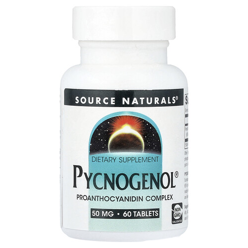 Source Naturals, Pycnogenol®, 50 mg, 60 Tabletten