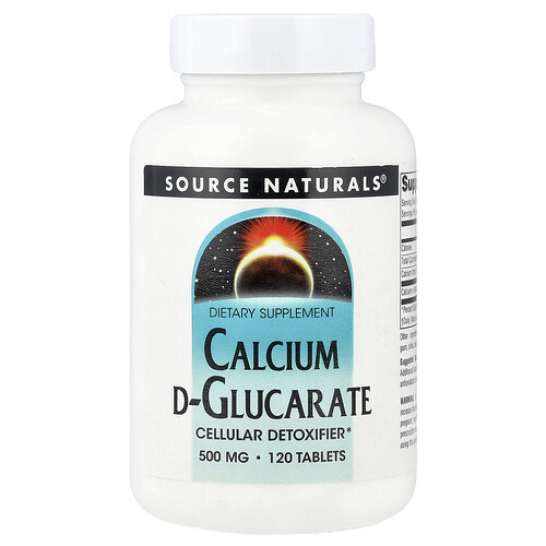 Source Naturals カルシウム D-グルカレート 500mg タブレット120粒