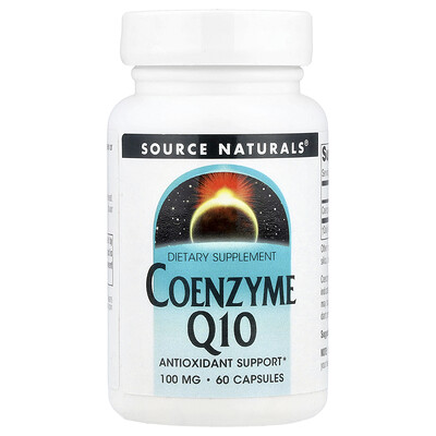 Source Naturals, Coenzima Q10, 100 mg, 60 cápsulas
