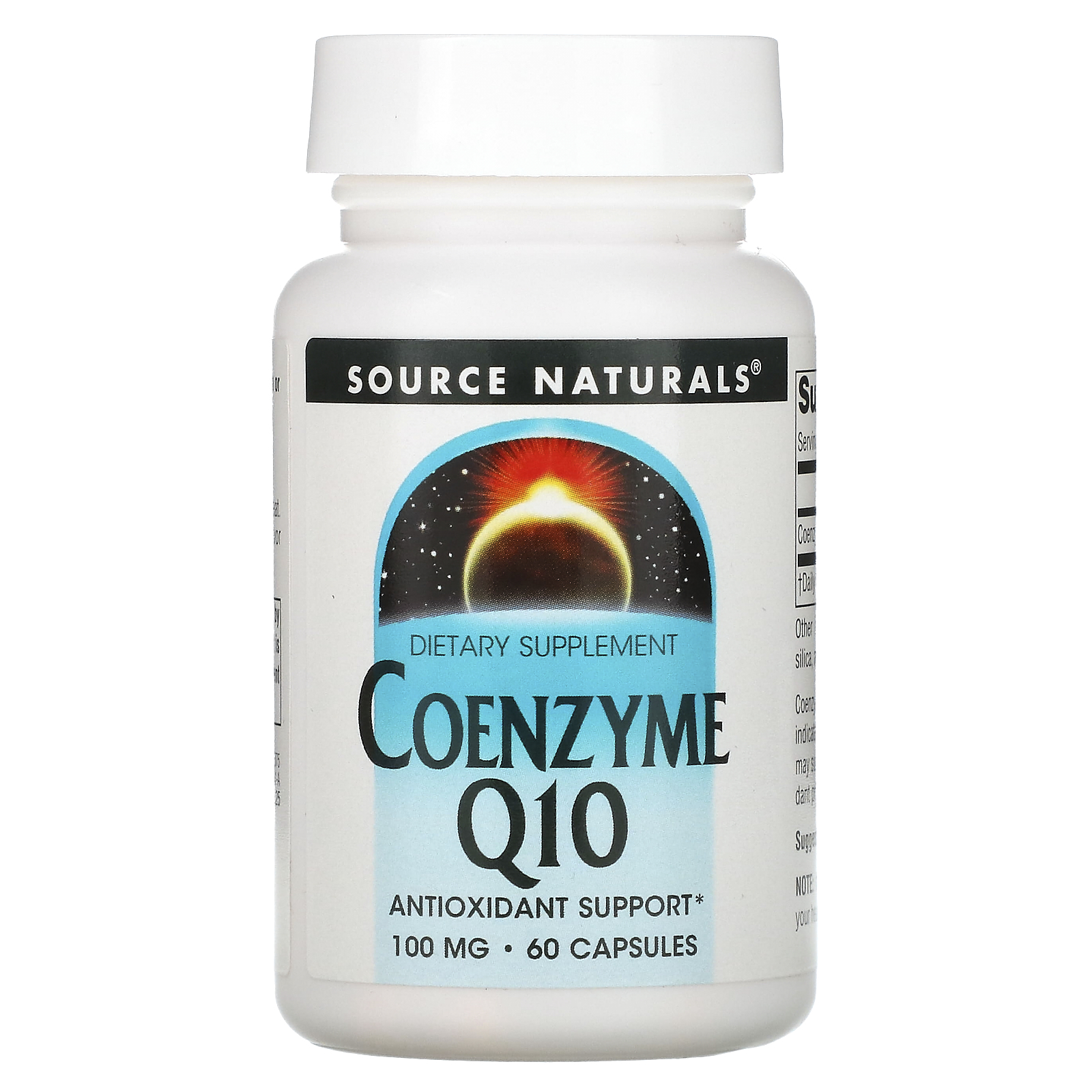 Source Naturals, Coenzyme Q10, 100 mg, 60 Capsules