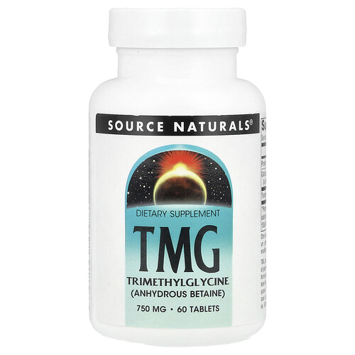 Source Naturals, TMG, 750 mg, 60 Tablets