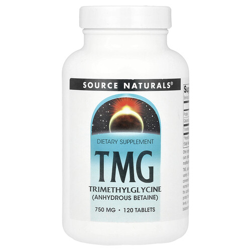 Source Naturals, TMG, 750 mg, 120 Tablets