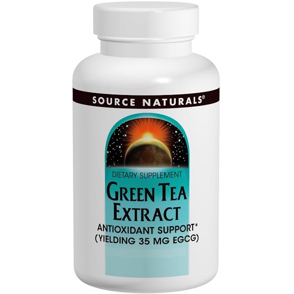 Source Naturals, Экстракт зеленого чая, 60 таблеток