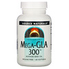 Source Naturals, Мега-GLA 300, 60 мягких капсул