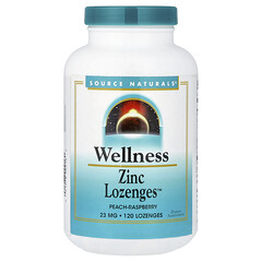 Wellness Zinc Lozenges™, персик і малина, 120 пастилок