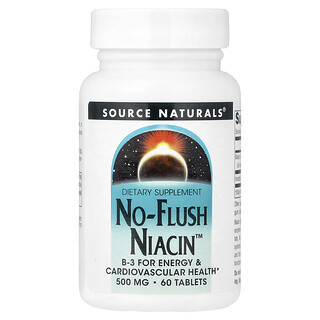 Source Naturals, No-Flush Niacin™, 60 Tablets