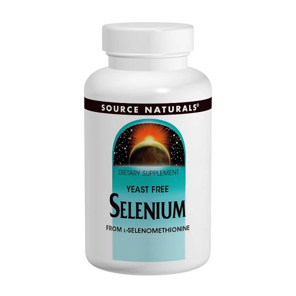 Source Naturals, Π‘Π΅Π»Π΅Π½ Π² ΡΠΎΡΠΌΠ΅ L-ΡΠ΅Π»Π΅Π½ΠΎΠΌΠ΅ΡΠΈΠΎΠ½ΠΈΠ½Π°, 200 ΠΌΠΊΠ³, 120 ΡΠ°Π±Π»Π΅ΡΠΎΠΊ