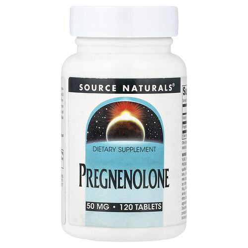 Source Naturals, Pregnenolone, Pregnenolon, 50 mg, 120 Tabletten