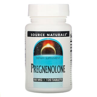 Source Naturals, прегненолон, 50 мг, 120 таблеток