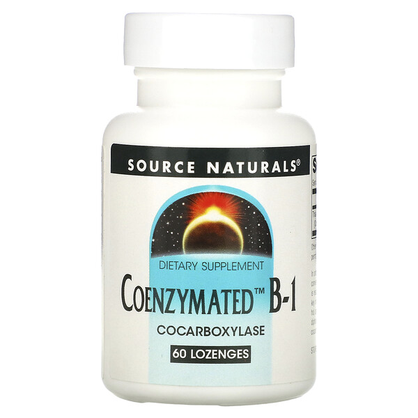 Source Naturals, Coenzymated B-1, 60 Lozenges