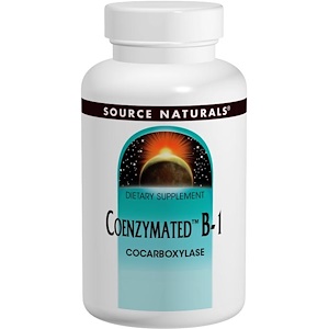 Купить Source Naturals, Коэнзимированный витамин  B-1, 60 таблеток  на IHerb