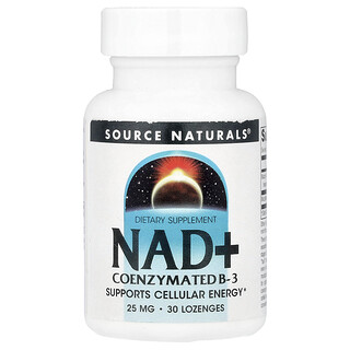 Source Naturals, NAD+ Coenzimat B-3, 30 de comprimate de supt