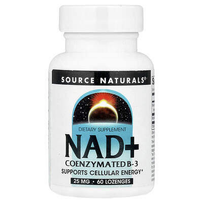 Product Image for Source Naturals, NAD+, Coenzymated B-3, 60 Lozenges