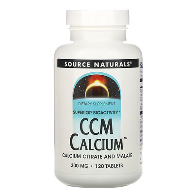 Source Naturals CCM кальций, 300 мг, 120 таблеток