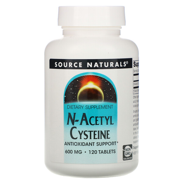 N-ацетилцистеин, 600 мг, 120 таблеток