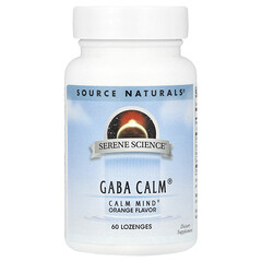 Serene Science®, GABA Calm®, апельсин, 60 пастилок