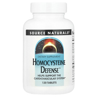 Source Naturals, Homocysteine Defense™, добавка проти накопичення гомоцистеїну, 120 таблеток