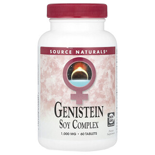 Source Naturals, Complex de soia Genistein, 2.000 mg, 60 de tablete (1.000 mg per tabletă)