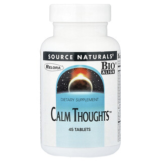 Source Naturals, Calm Thoughts™, 45 comprimés
