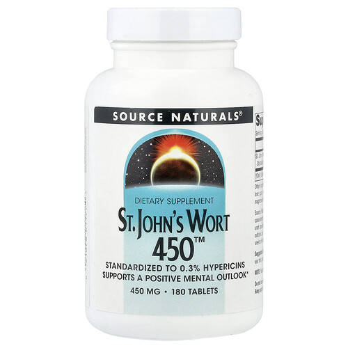 Source Naturals St. John's Wort 450™, 450 mg, 180 Tablets
