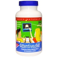 Attentive Child, Сладкий, терпкий вкус, 60 жевательных пастилок - изображение