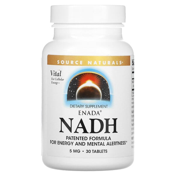 Source Naturals, ENADA NADH, 5 mg, 30 Tablets