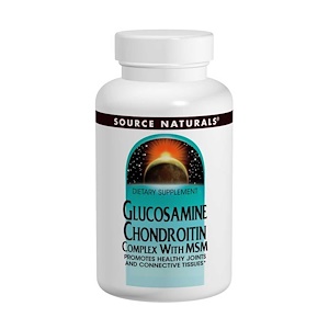 Source Naturals, Комплекс глюкозамина, хондроитина и МСМ, 120 таблеток