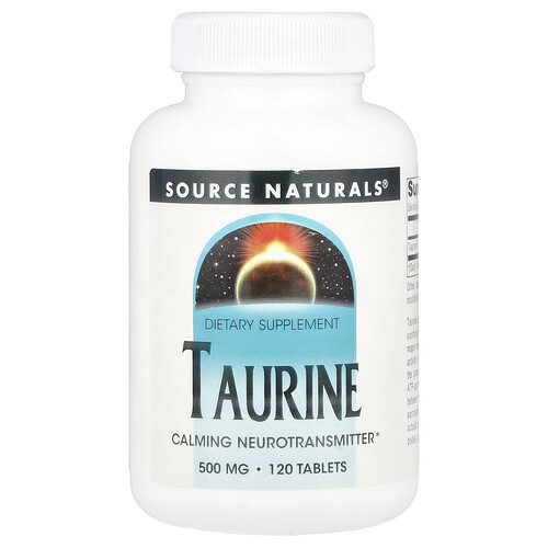 Source Naturals タウリン 500mg 120タブレット