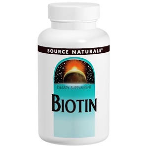 Source Naturals, Биотин, 600 мкг, 200 таблеток