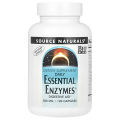 Daily Essential Enzymes®, 500 мг, 120 вегетаріанських капсул
