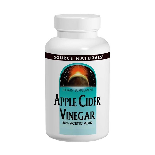 Source Naturals, Apple Cider Vinegar, 500 mg, 180 Tablets iHerb