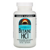 Source Naturals, Betaine HCl, 650 mg, 180 Tablets