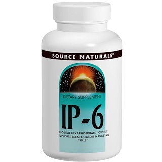 Source Naturals, IP-6、イノシトール6リン酸パウダー、14.11 液量オンス(400 g)    