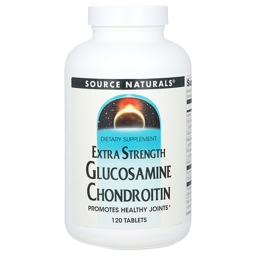 Source Naturals グルコサミン コンドロイチン 120タブレット