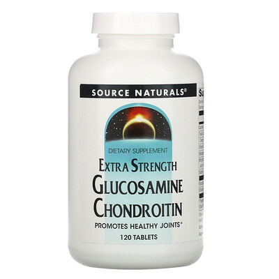 

Source Naturals Glucosamine Chondroitin Extra Strength 120 Tablets