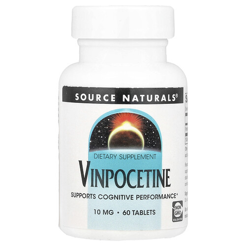 Source Naturals Vinpocetine , 10 mg, 60 Tablets