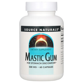 Source Naturals, Gomme de mastic, 1000 mg, 60 capsules (500 mg par capsule)