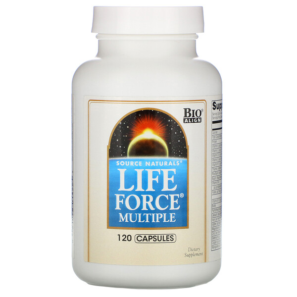 Source Naturals, Lebenskraft Multiple, 120 Kapseln