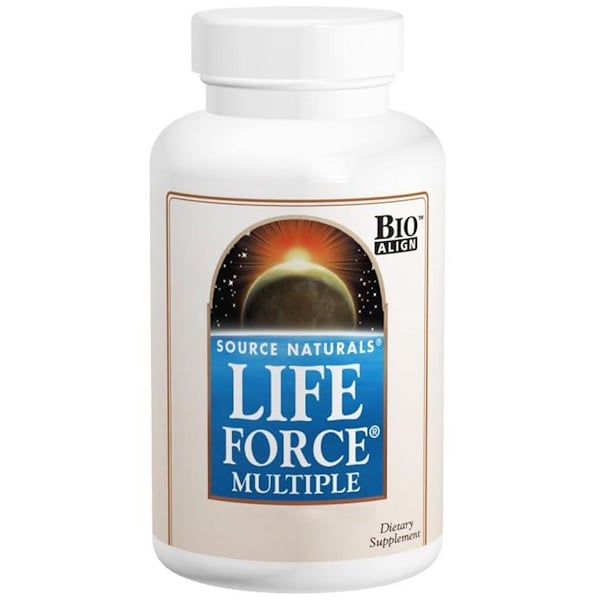 Source Naturals, Life Force®（ライフ･フォース）マルチビタミン、 120カプセル