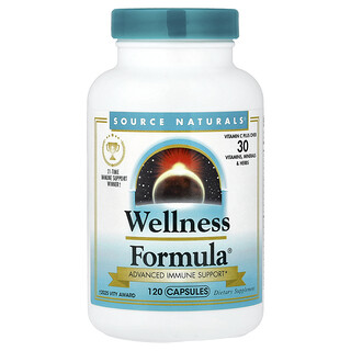 سورس ناتورالز‏, Wellness Formula® ، دعم المناعة المتطور ، 120 كبسولة