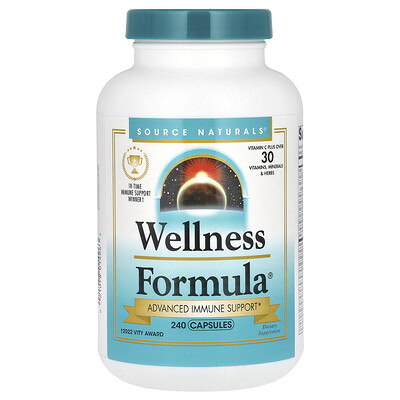 Source Naturals Wellness Formula Advanced Immune Support 240 Capsules