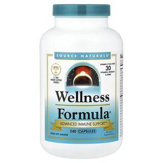 Source Naturals, Wellness Formula®, Refuerzo inmunitario avanzado, 240 cápsulas