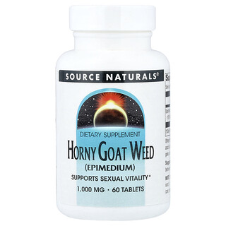 Source Naturals, Horny Goat Weed, 1.000 mg, 60 Tablet