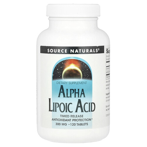 Source Naturals アルファリポ酸 タイムリリース 120タブレット