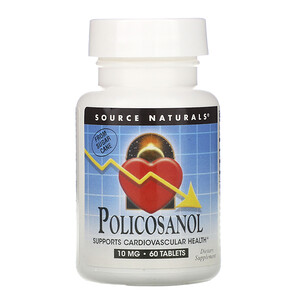 Отзывы о Сорс Начэралс, Policosanol, 10 mg, 60 Tablets