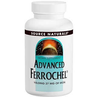 Source Naturals, Advanced Ferrochel, 180 таблеток