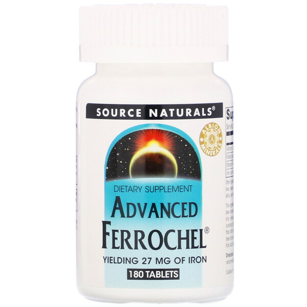 Source Naturals, Advanced Ferrochel, 180 Tabletten