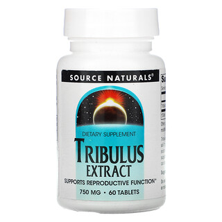 Source Naturals, Tribulus, 750 mg, 60 Tablets