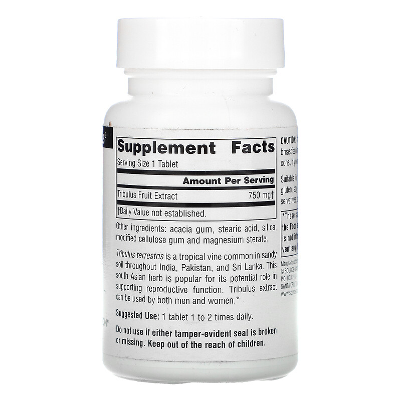Source Naturals, Tribulus, 750 mg, 60 Tablets iHerb