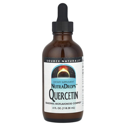 Source Naturals, NutraDrops™ Quercetin, flüssiges Ergänzungsmittel mit Quercetin, 134 mg, 118,28 ml (4 fl. oz.)